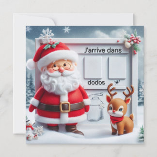 Carte Postale "Le Père arrive dans .."