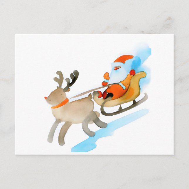 Carte Postale Le Père Noël (Devant)