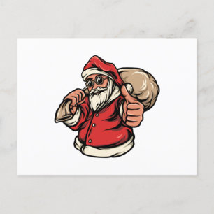 Carte Postale Le Père Noël Apporte Des Costumes Cadeaux De Noël