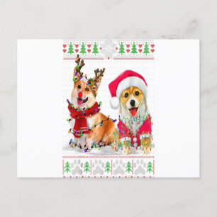 Carte Postale Le Père Noël de Corgi