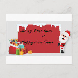 Carte Postale Le Père Noël Et Les Cadeaux