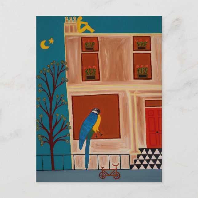 Carte Postale Le perroquet de Shepherd's Bush 2007 (Devant)