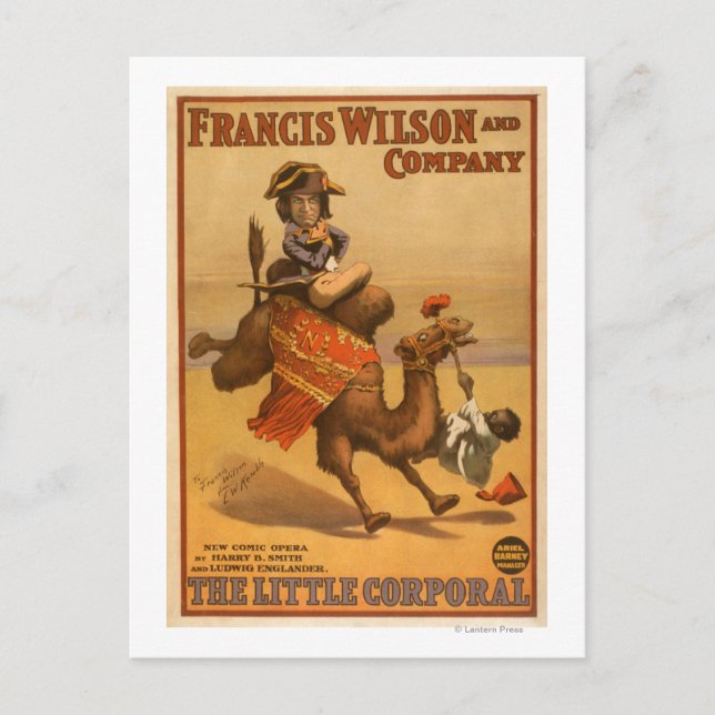 Carte Postale "Le petit caporal" Camel égyptien Baby Theater (Devant)