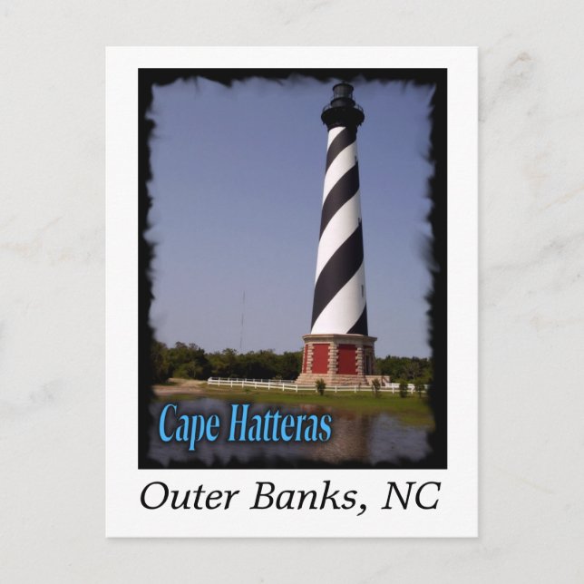Carte Postale Le phare de Cape Hatteras (Devant)