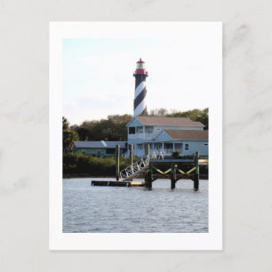 Carte Postale Le phare, St Augustine