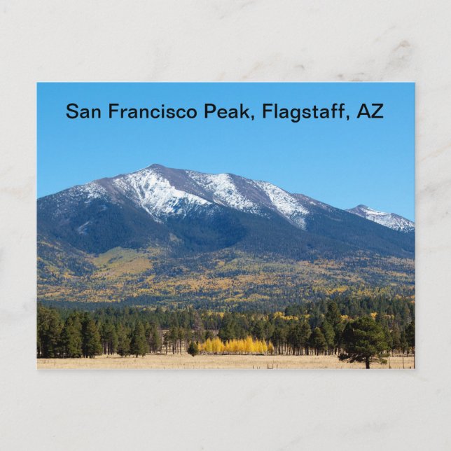 Carte Postale Le pic de San Francisco à l'automne (Devant)