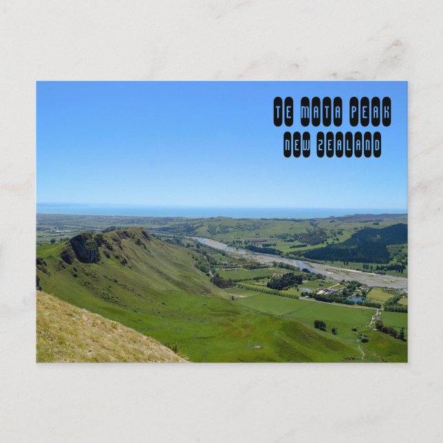 Carte Postale Le pic Mata en Nouvelle-Zélande (Devant)