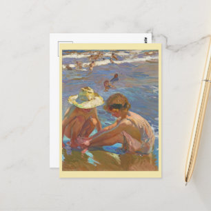 Carte Postale Le Pied Blessé, Joachin Sorolla