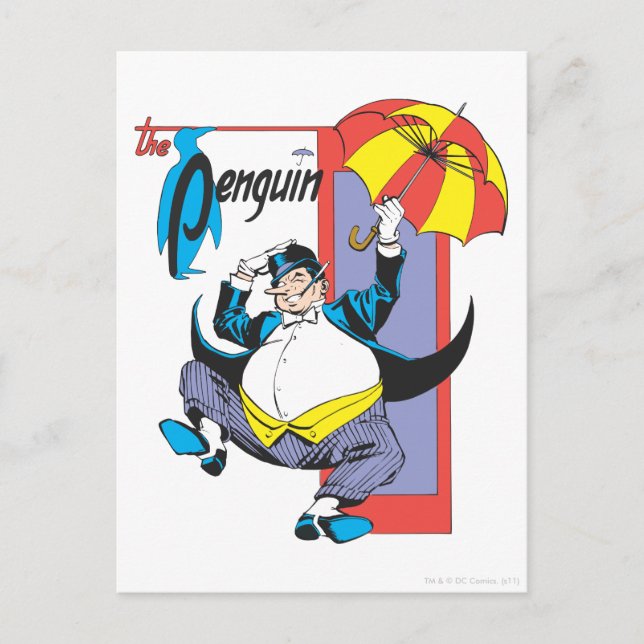 Carte Postale Le pingouin 2 (Devant)