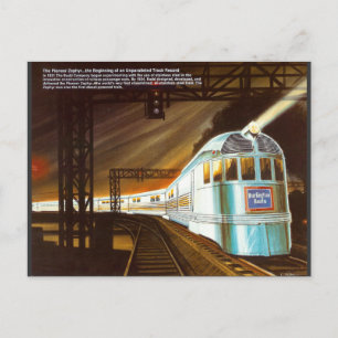 Carte Postale Le Pioneer Zephyr 1934