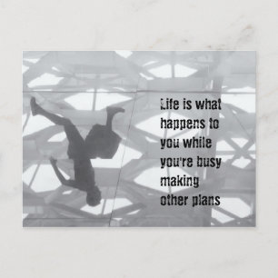 Carte Postale Le plan de Life happens