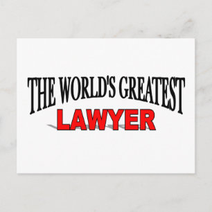 Carte Postale Le plus grand avocat du monde
