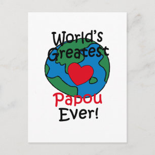 Carte Postale Le plus grand coeur de papou du monde