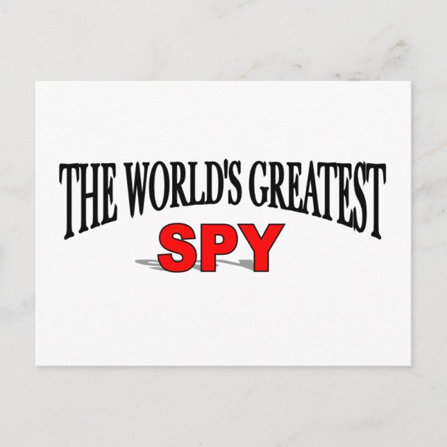 Carte Postale Le plus grand espion du monde (Devant)