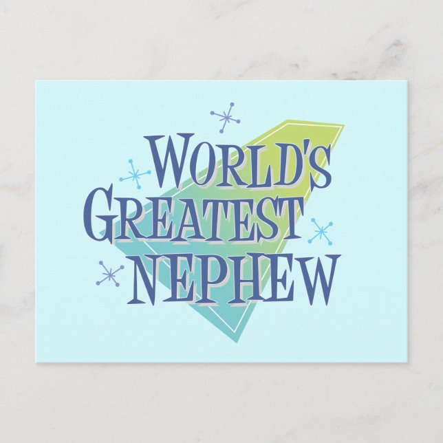 Carte Postale Le plus grand neveu du monde (Devant)
