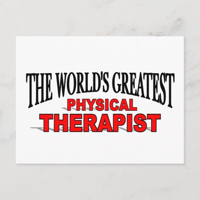 Carte Postale Le plus grand physiothérapeute du monde (Devant)