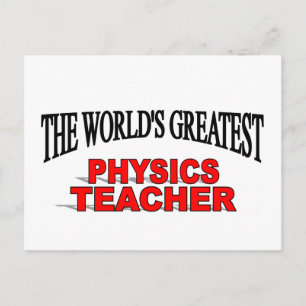 Carte Postale Le plus grand professeur de physique au monde