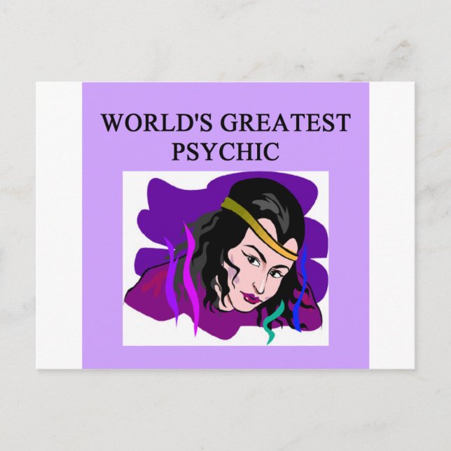 Carte Postale le plus grand psychique du monde (Devant)