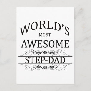 Carte Postale Le plus merveilleux Step-Papa du monde