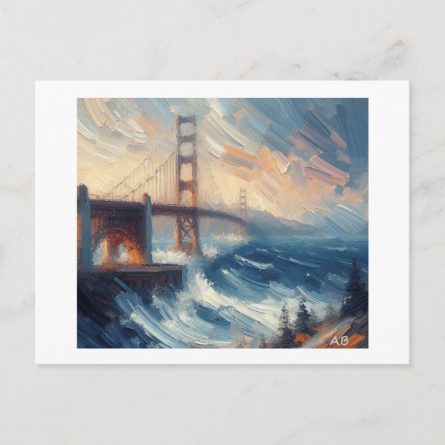 Carte Postale Le pont, (Devant)