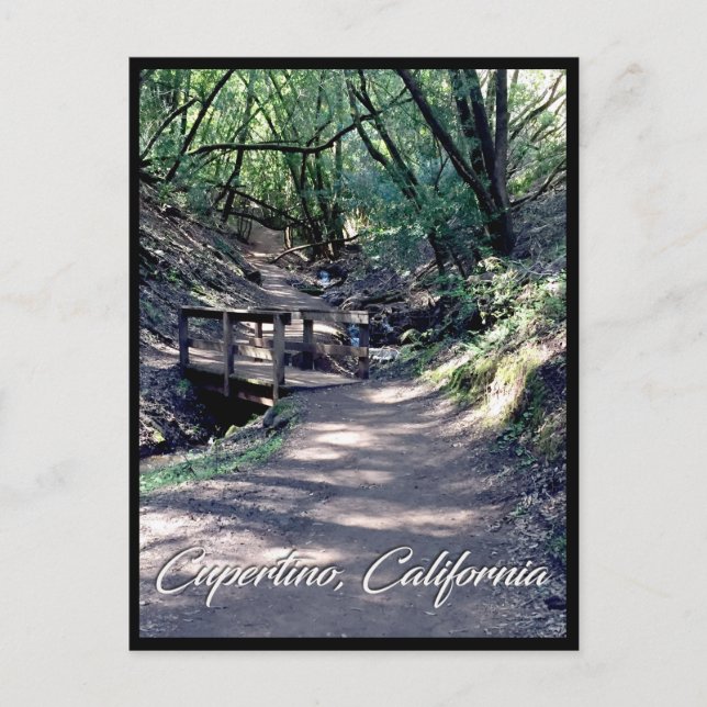 Carte Postale Le pont à Rancho, Cupertino, Californie (Devant)