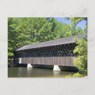 Carte Postale Le pont couvert de la montagne de Pierre à Stone