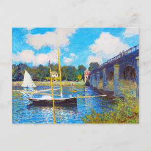 Carte Postale Le pont d'Argenteuil Claude Monet
