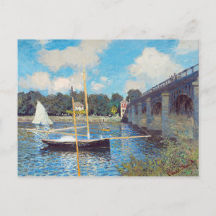 Carte Postale Le pont d'Argenteuil par Claude Monet