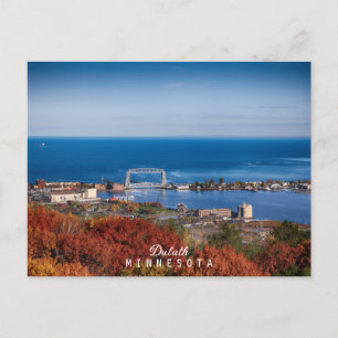 Carte Postale Le pont de levage aérien du Minnesota en automne