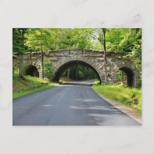 Carte Postale "Le Pont de Pierre-Parc Acadien"