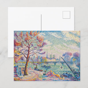Carte Postale Le Pont Des Arts Paris   Paul Signac  