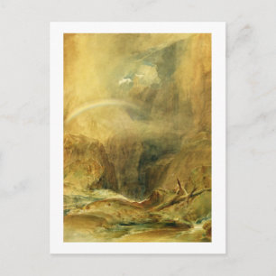 Carte Postale Le pont du diable, passage de St Gotthard, c.1804
