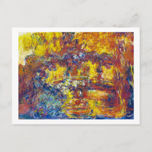 Carte Postale Le pont japonais Claude Monet