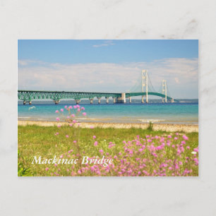 Carte Postale Le pont Mackinac "Le Big Mac"