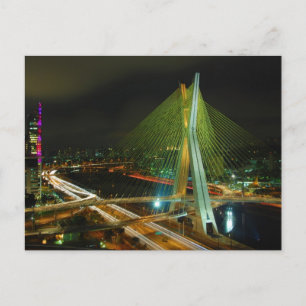 Carte Postale Le pont Octavio Frias de Oliveira Sao Paulo