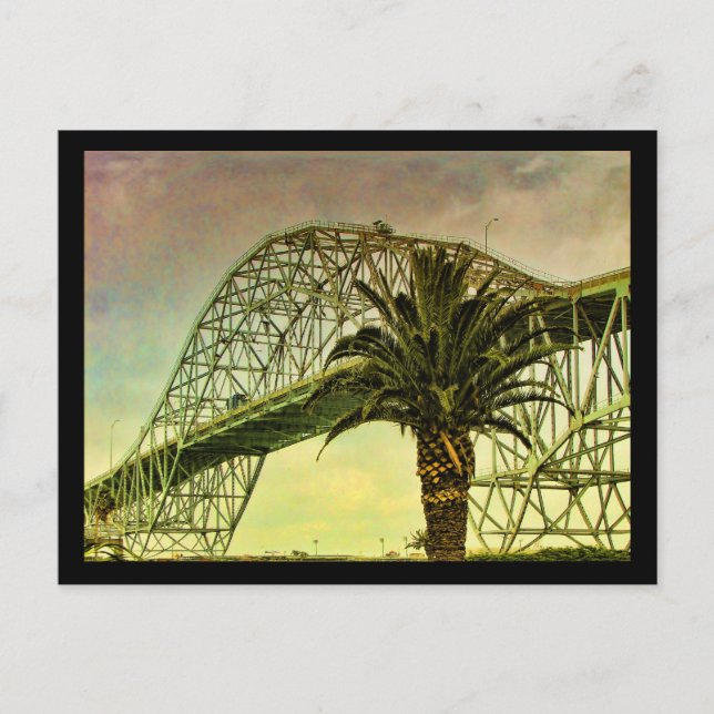 Carte Postale Le Pont, Pendant Que Le Soleil Traverse (Devant)