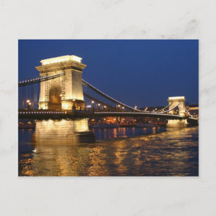 Carte Postale Le pont principal de Budapest
