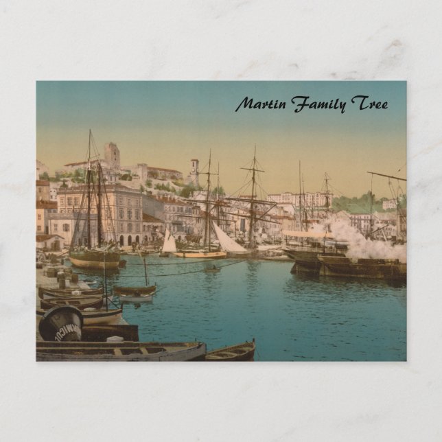 Carte Postale Le port de Cannes, France (Devant)