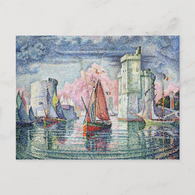 Carte Postale Le port de La Rochelle, 1921 (Devant)