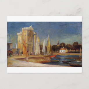 Carte Postale Le Port de Rochelle par Pierre-Auguste Renoir