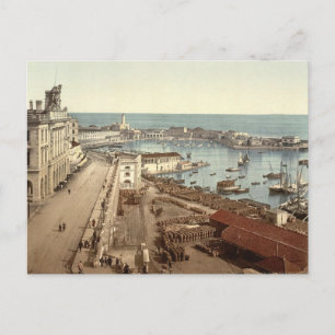 Carte Postale Le port et l'amirauté, Alger, Algérie