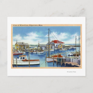 Carte Postale Le port sur le front de mer
