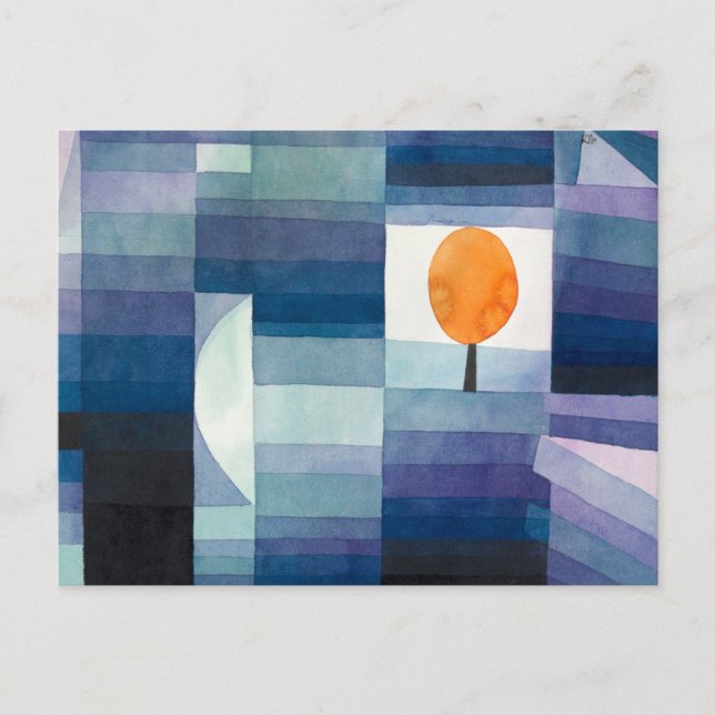 Carte Postale Le Porte-monnaie de l'automne - Paul Klee - Art mo (Devant)
