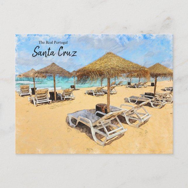 Carte Postale Le Portugal de père Noël Cruz Palapa (Devant)