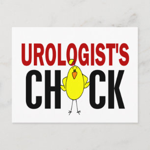 Carte Postale Le poussin de l'urologue