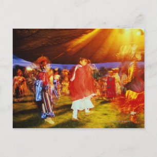 Carte Postale Le pow wow amérindien à Omak