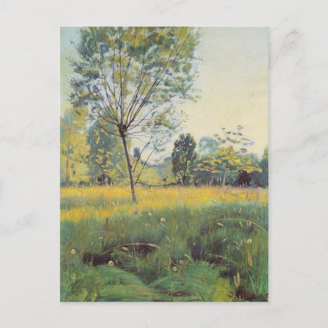 Carte Postale Le Pré d'or (par Ferdinand Hodler) (Devant)