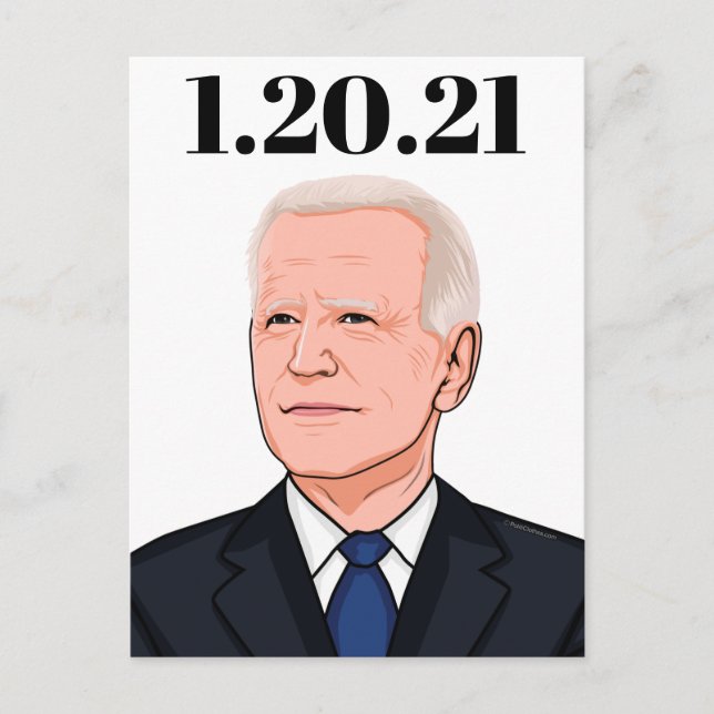 Carte Postale Le président Joe Biden (Devant)