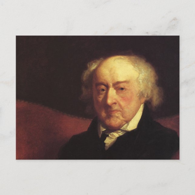 Carte Postale Le président John Admas (Devant)