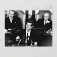 Le président John F. Kennedy Men au discours de la
